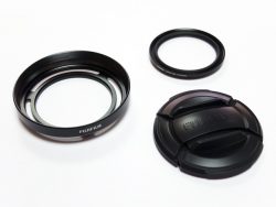 X20/X10 Lens Hood & Protector Filter Super EBC Fujinon