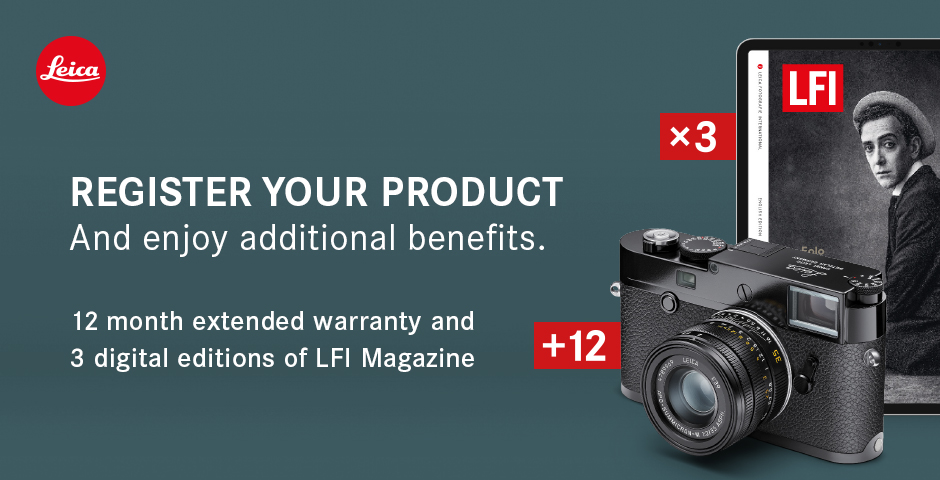 Purchase any new Leica product and receive 12 months extended warranty