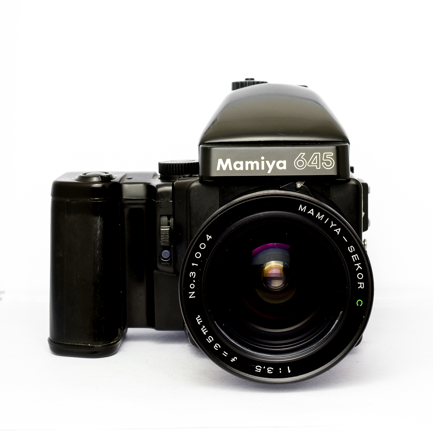 Mamiya M645 Super + 35mm f3.5 + Film Insert