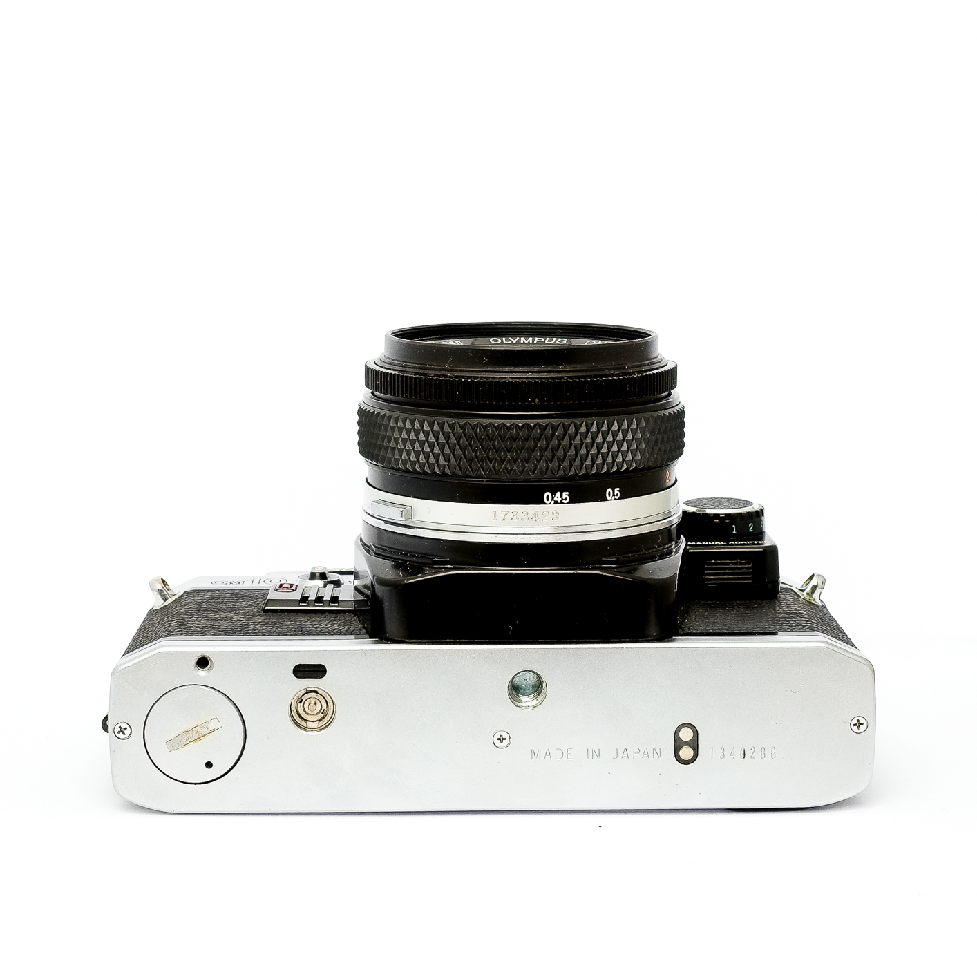 Olympus OM10 50mm F1.8 + Manual Adapter