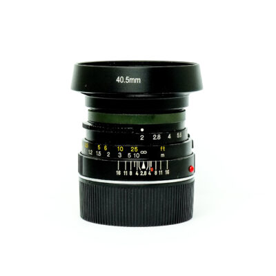 Minolta 40mm F2 Rokkor M + UV Filter