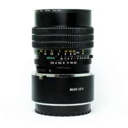 Mamiya - Sekor C 45mm F2.8 + GFX Adapter