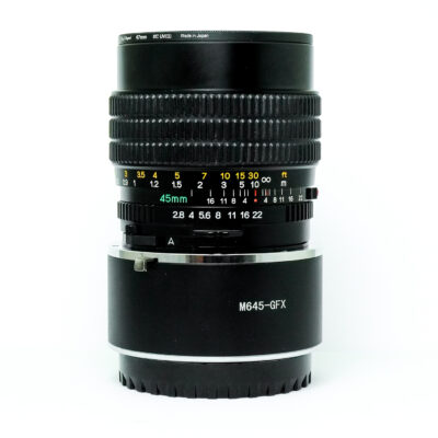 Mamiya - Sekor C 45mm F2.8 + GFX Adapter