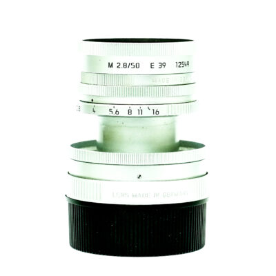 Leica 50mm F2.8 Elmar M Silver Boxed - Image 2