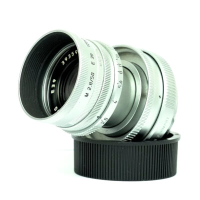 Leica 50mm F2.8 Elmar M Silver Boxed - Image 3