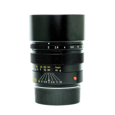 Leica 90mm F2 Summicron M Black Boxed