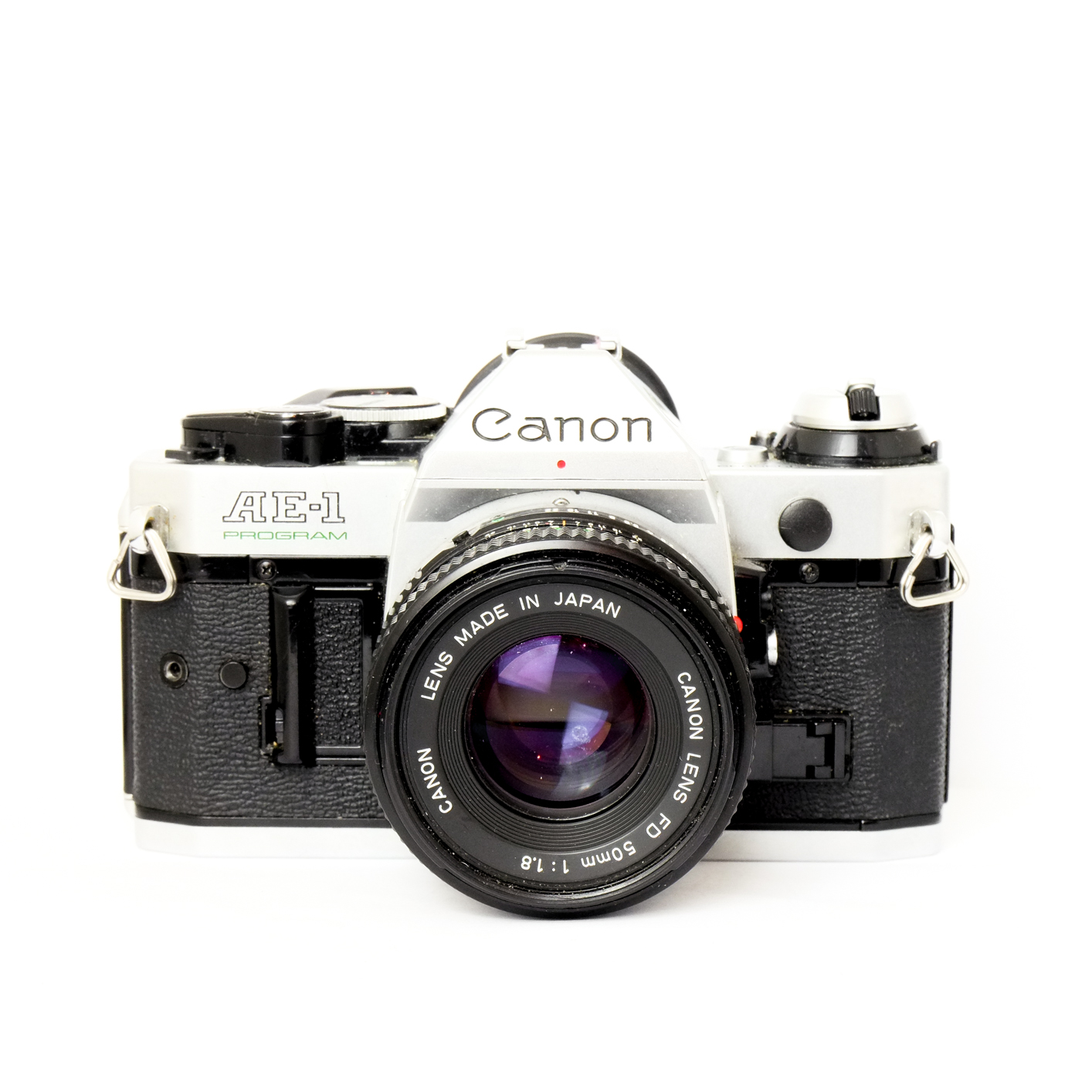 Canon AE-1 Program + 50mm F1.8 FD Boxed Olympics Edition