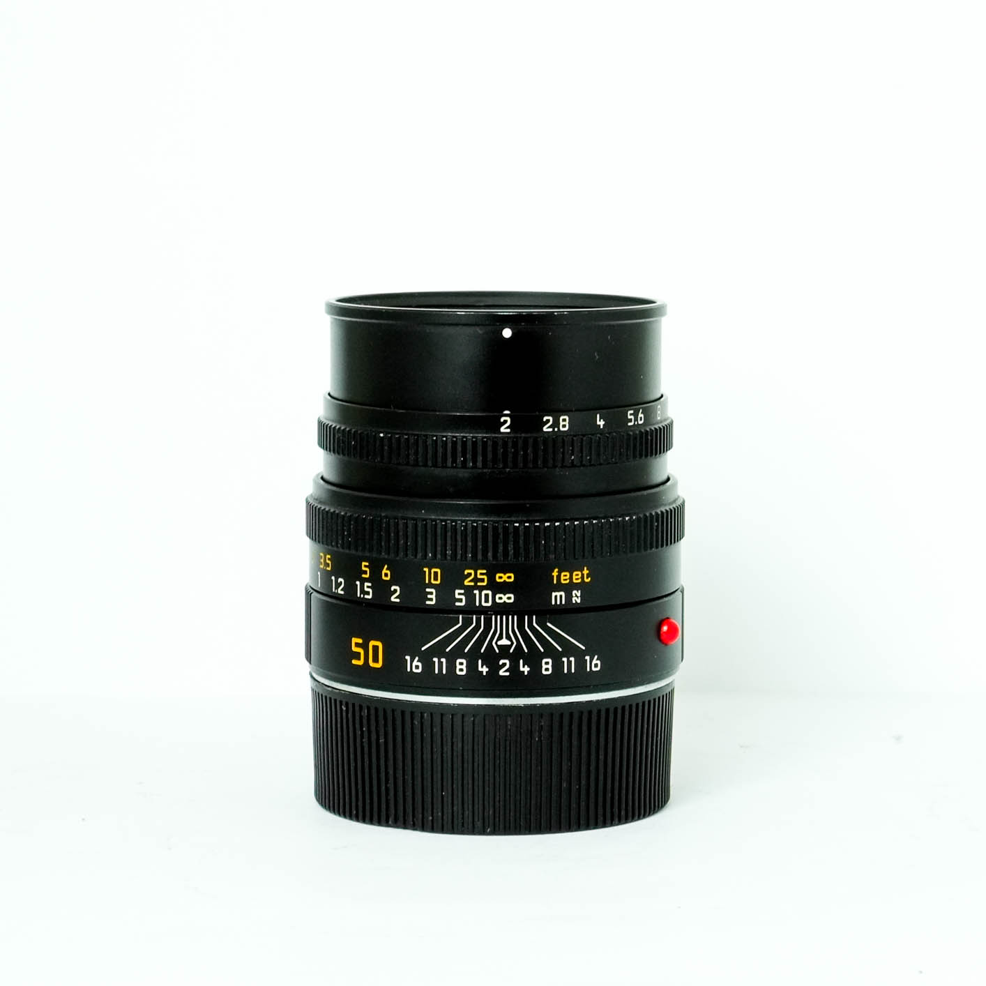 Leica 50mm F2 Summicron M Black 6 bit Boxed