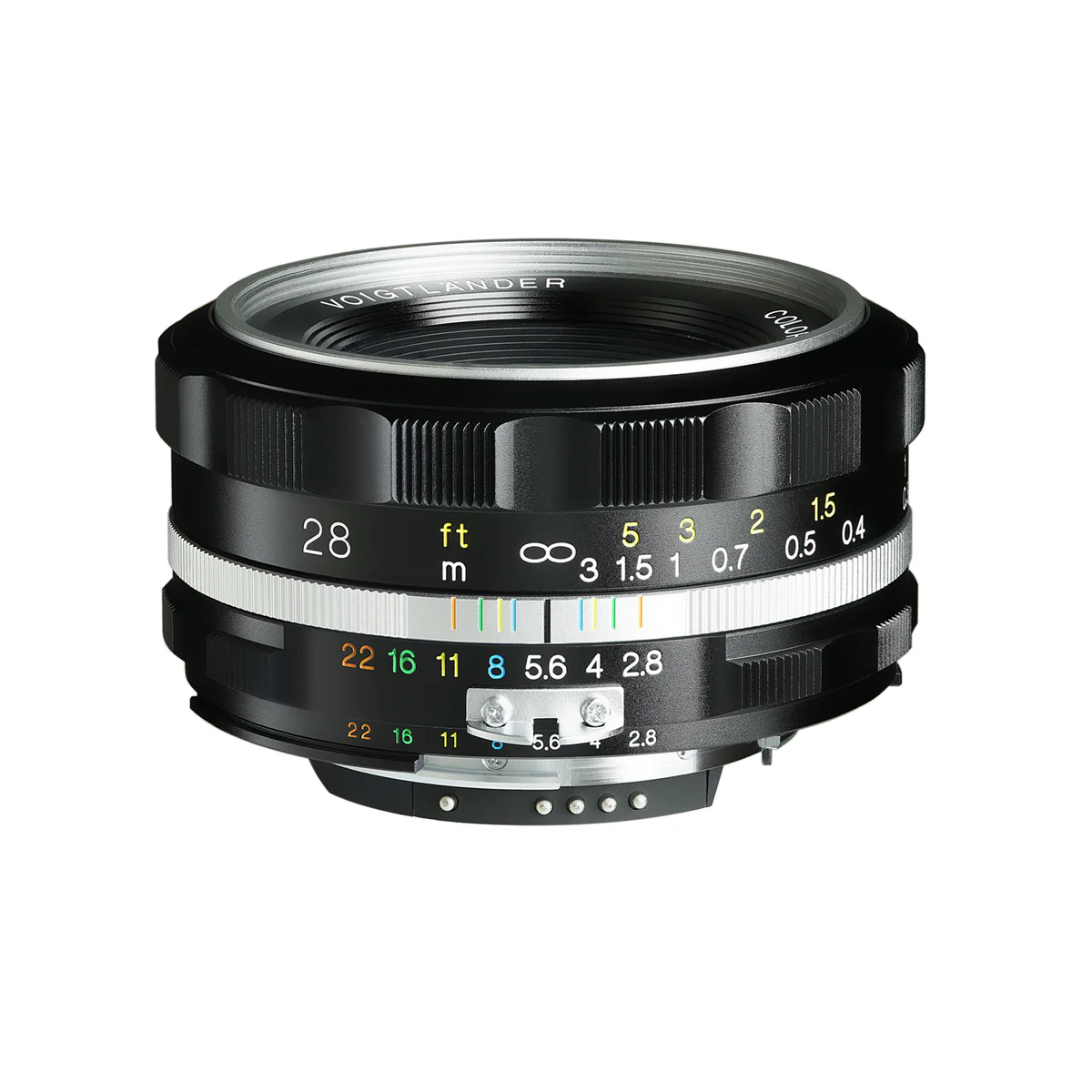 Voigtlander 58mm f1.4 SL II-S Nokton Nikon Fit Silver Lens