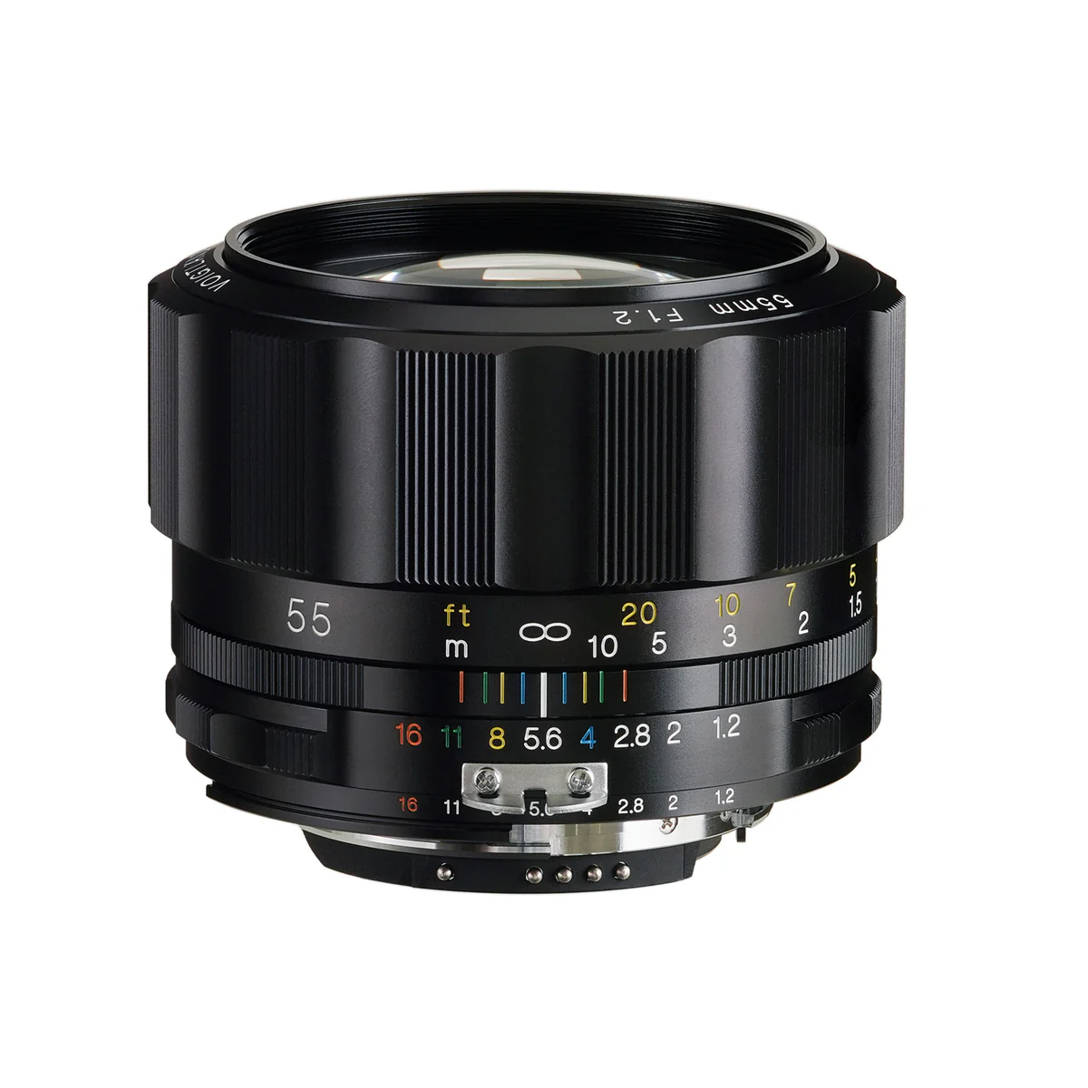 Voigtlander 55mm f1.2 SL IIs Nokton Nikon Fit Black Lens