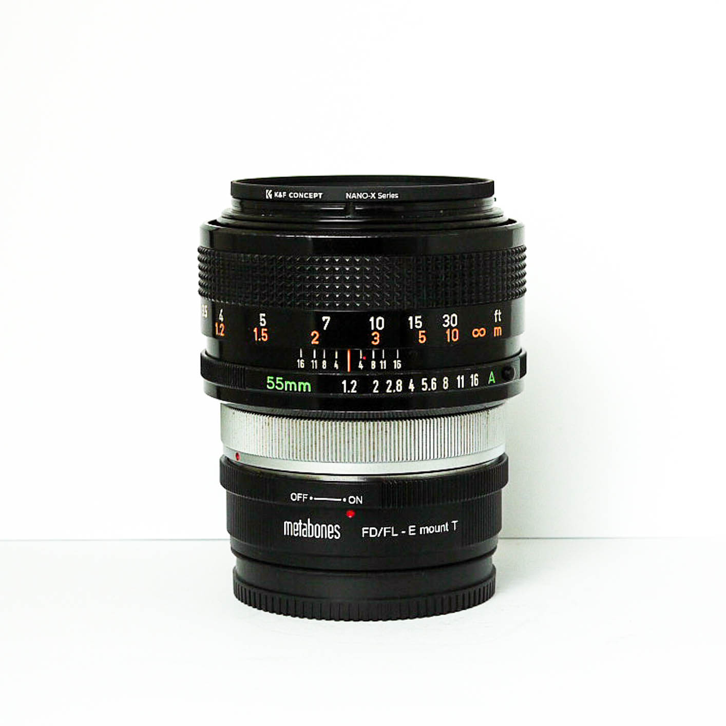 Canon 55mm F1.2 SSC ASPH FD + EOS Adaptor