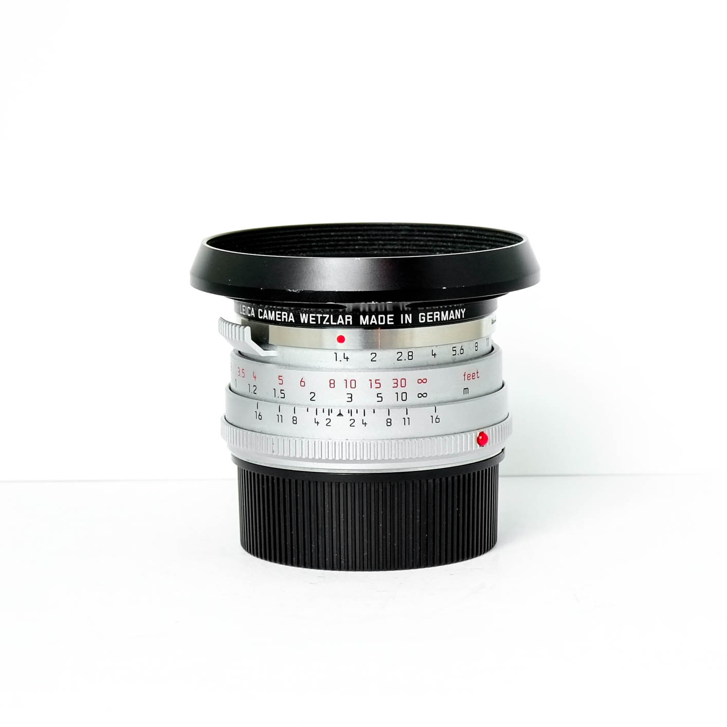 Leica 35mm F1.4 Summilux Steel Rim + Hood 6bit