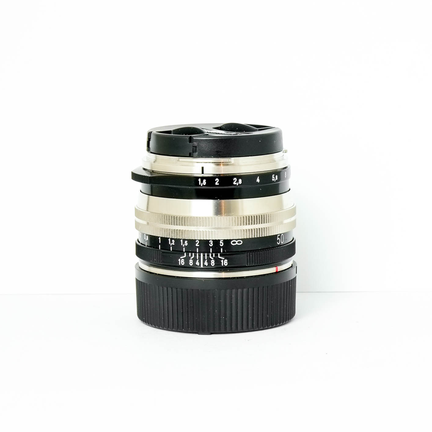 Voigtlander 50mm F1.5 Nokton VM ASPH II Boxed + Hood Boxed