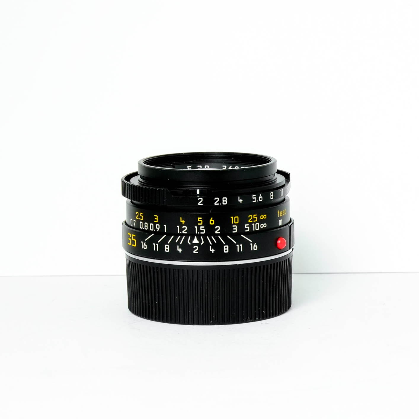 Leica 35mm F2 Summicron M Type 4 Black Boxed + Hood