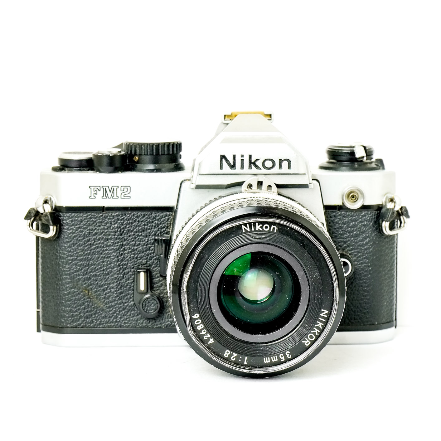 Nikon FM2 Chrome Body + 35mm F2.8 Nikkor
