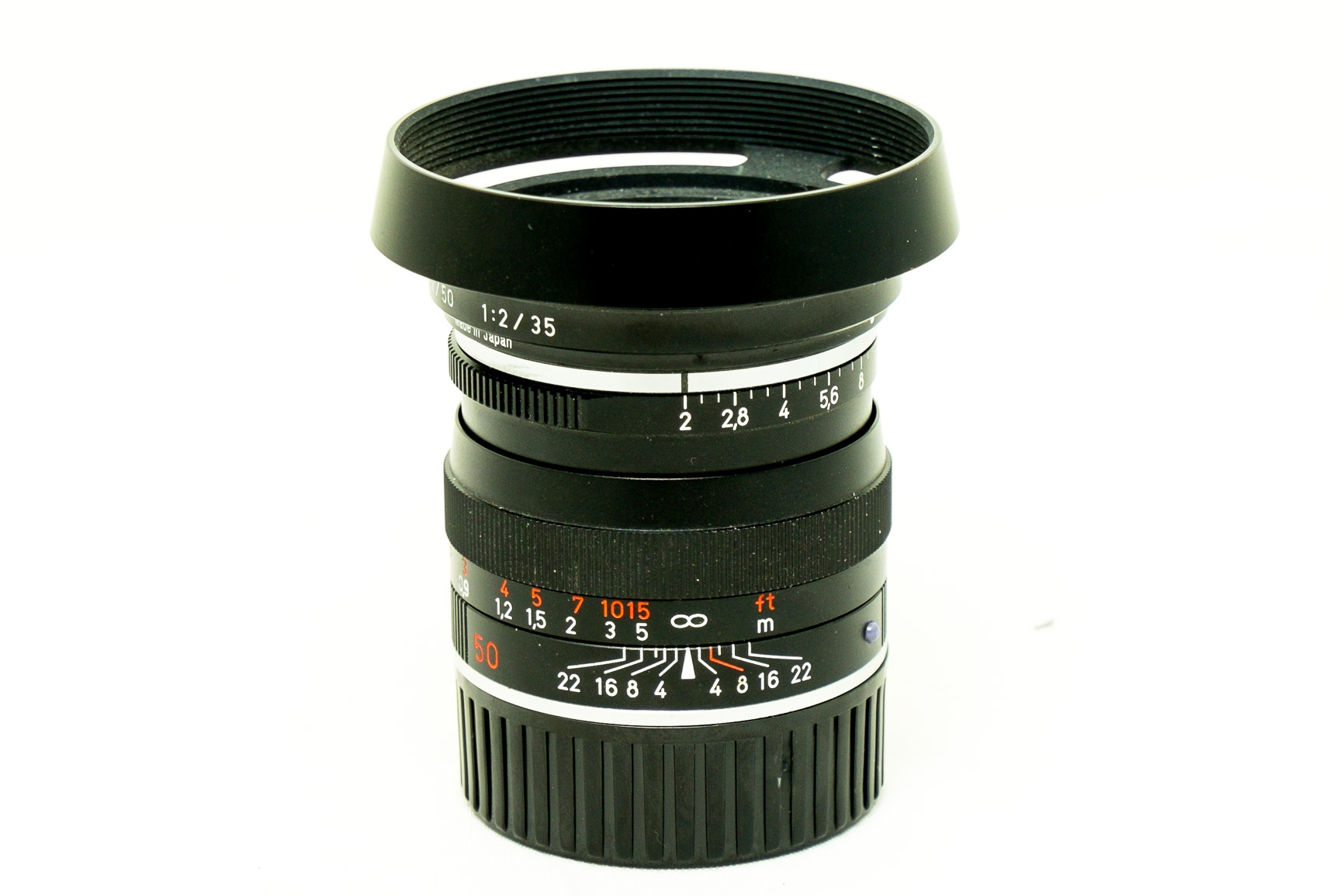Zeiss 50mm f2 Plannar ZM Black