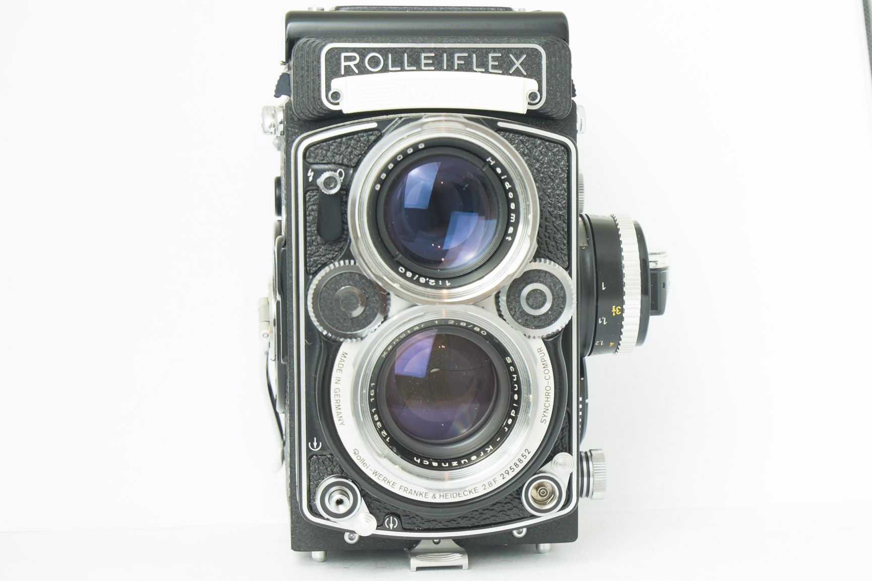 Rolleiflex 2.8 F Xenotar White Face + Inner Boxed Outer Boxed