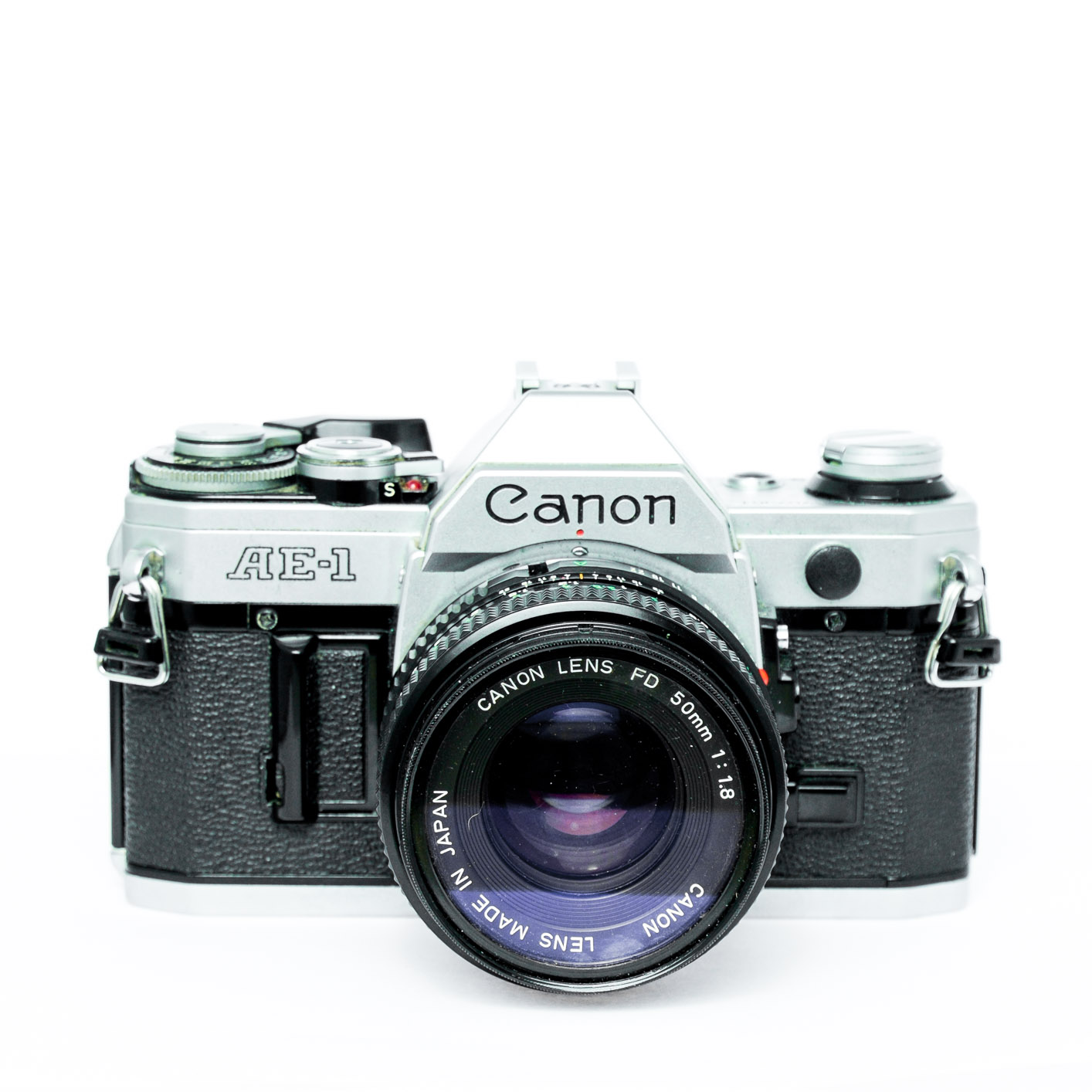 Canon AE-1 Chrome + 50mm f1.8